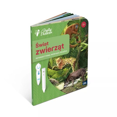 Świat Zwierząt 5+ – Interaktywna książka Albik | Nauka i odgłosy zwierząt dla dzieci Świat Zwierząt 5+ – Interaktywna książka Albik | Nauka i odgłosy zwierząt dla dzieci