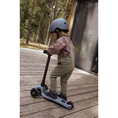 Kask dziecięcy Scoot & Ride S-M – lekki, regulowany, z lampką LED Kask dziecięcy Scoot & Ride S-M – lekki, regulowany, z lampką LED