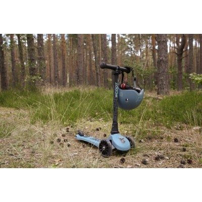 Kask dziecięcy Scoot & Ride S-M – lekki, regulowany, z lampką LED Kask dziecięcy Scoot & Ride S-M – lekki, regulowany, z lampką LED