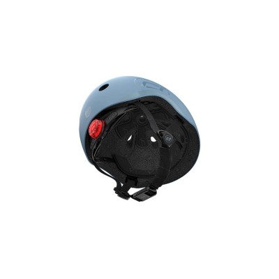 Kask dziecięcy Scoot & Ride S-M – lekki, regulowany, z lampką LED Kask dziecięcy Scoot & Ride S-M – lekki, regulowany, z lampką LED
