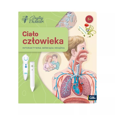 Książka „Ciało człowieka” 6+ – Interaktywna Nauka Anatomii z Albikiem Książka „Ciało człowieka” 6+ – Interaktywna Nauka Anatomii z Albikiem