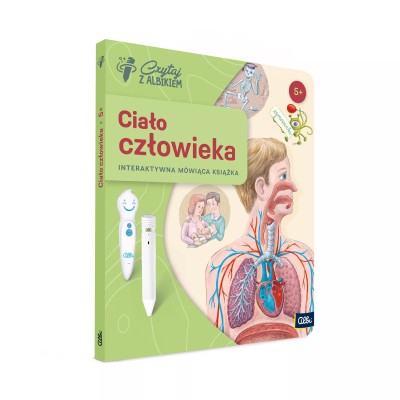 Książka „Ciało człowieka” 6+ – Interaktywna Nauka Anatomii z Albikiem Książka „Ciało człowieka” 6+ – Interaktywna Nauka Anatomii z Albikiem
