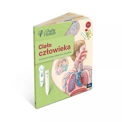 Książka „Ciało człowieka” 6+ – Interaktywna Nauka Anatomii z Albikiem Książka „Ciało człowieka” 6+ – Interaktywna Nauka Anatomii z Albikiem