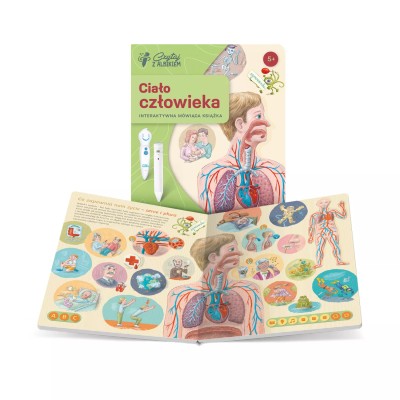 Książka „Ciało człowieka” 6+ – Interaktywna Nauka Anatomii z Albikiem Książka „Ciało człowieka” 6+ – Interaktywna Nauka Anatomii z Albikiem