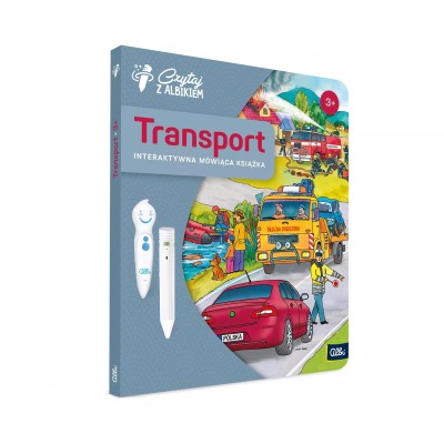 Książka „Transport” 3+ – Interaktywna edukacja o pojazdach z Albikiem Książka „Transport” 3+ – Interaktywna edukacja o pojazdach z Albikiem