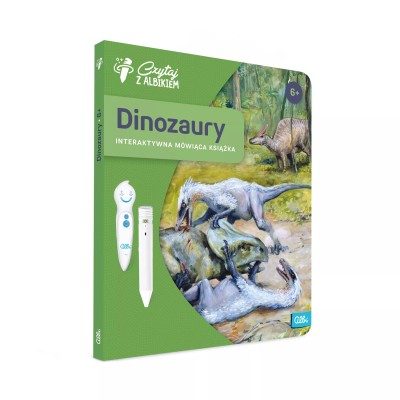Książka „Dinozaury” 6+ Albik – Edukacja i zabawa z dźwiękami prehistorii Książka „Dinozaury” 6+ Albik – Edukacja i zabawa z dźwiękami prehistorii