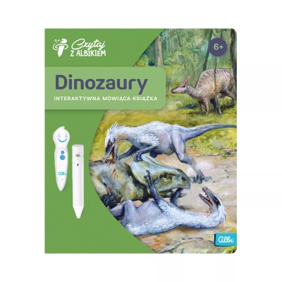 Książka „Dinozaury” 6+ Albik – Edukacja i zabawa z dźwiękami prehistorii Książka „Dinozaury” 6+ Albik – Edukacja i zabawa z dźwiękami prehistorii