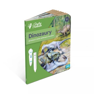 Książka „Dinozaury” 6+ Albik – Edukacja i zabawa z dźwiękami prehistorii Książka „Dinozaury” 6+ Albik – Edukacja i zabawa z dźwiękami prehistorii
