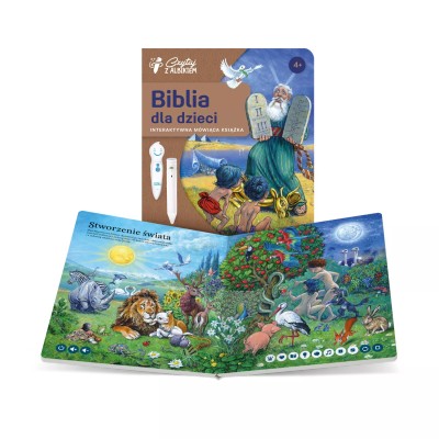 Biblia dla dzieci 4+ – Interaktywna książka Albik z historiami i piosenkami Arki Noego