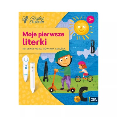 Moje pierwsze literki 3+ – Interaktywna książka edukacyjna Albik do nauki czytania i alfabetu Moje pierwsze literki 3+ – Interaktywna książka edukacyjna Albik do nauki czytania i alfabetu