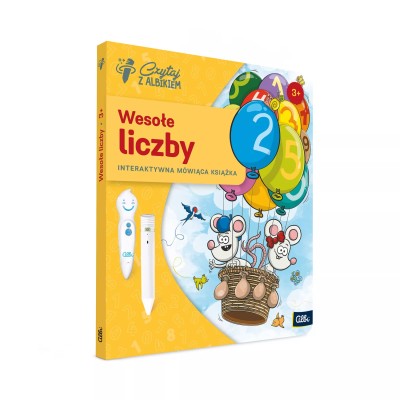 Wesołe liczby 3+ – Interaktywna książka Albik do nauki liczenia i cyfr przez zabawę Wesołe liczby 3+ – Interaktywna książka Albik do nauki liczenia i cyfr przez zabawę