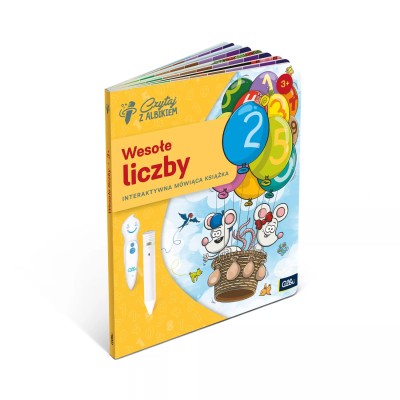 Wesołe liczby 3+ – Interaktywna książka Albik do nauki liczenia i cyfr przez zabawę Wesołe liczby 3+ – Interaktywna książka Albik do nauki liczenia i cyfr przez zabawę