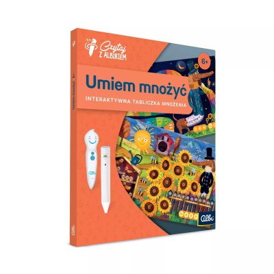 Umiem mnożyć – Bajkowa tabliczka mnożenia z piórem Albik 6+ | Nauka przez zabawę Umiem mnożyć – Bajkowa tabliczka mnożenia z piórem Albik 6+ | Nauka przez zabawę