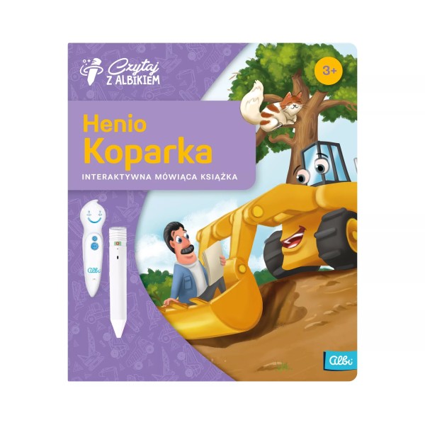 Czytaj z Albikiem Henio Koparka 3+|Interaktywna książka Albik z opowiadaniami i dźwiękami