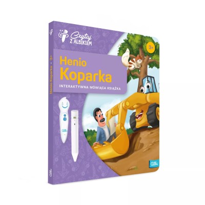 Henio Koparka – Interaktywna książka Albik 3+ | Bajki, dźwięki i quizy dla dzieci Henio Koparka – Interaktywna książka Albik 3+ | Bajki, dźwięki i quizy dla dzieci