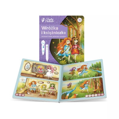 Wróżka i księżniczka – Interaktywna książka Albik 3+ | Magiczna bajka pełna dźwięków i emocji Wróżka i księżniczka – Interaktywna książka Albik 3+ | Magiczna bajka pełna dźwięków i emocji