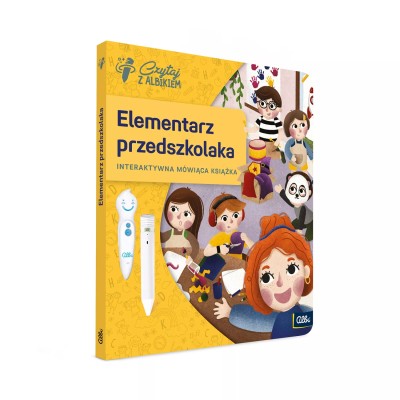 Zestaw Elementarz przedszkolaka 3+ – Interaktywna książka edukacyjna z piórem Albik Zestaw Elementarz przedszkolaka 3+ – Interaktywna książka edukacyjna z piórem Albik