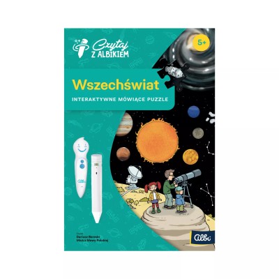 Puzzle Wszechświat 5+ – Interaktywna podróż w kosmos z piórem Albik Puzzle Wszechświat 5+ – Interaktywna podróż w kosmos z piórem Albik