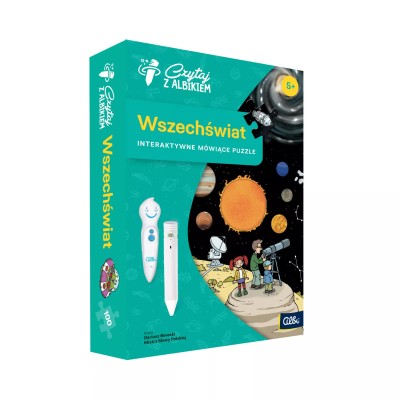 Puzzle Wszechświat 5+ – Interaktywna podróż w kosmos z piórem Albik Puzzle Wszechświat 5+ – Interaktywna podróż w kosmos z piórem Albik