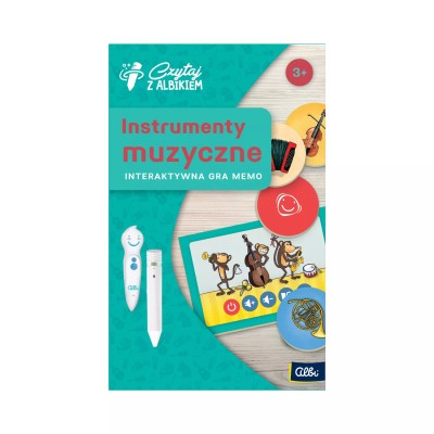 Memo – Instrumenty muzyczne 3+ | Gra edukacyjna z dźwiękami i Albikiem Memo – Instrumenty muzyczne 3+ | Gra edukacyjna z dźwiękami i Albikiem