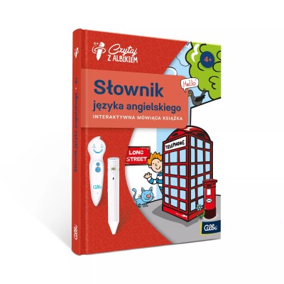 Słownik języka angielskiego 4+ | Edukacyjna książka z piórem Albik Słownik języka angielskiego 4+ | Edukacyjna książka z piórem Albik