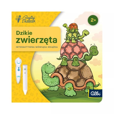 Miniksiążka Dzikie zwierzęta 2+ – Edukacyjna książka dźwiękowa z serii Albik Miniksiążka Dzikie zwierzęta 2+ – Edukacyjna książka dźwiękowa z serii Albik