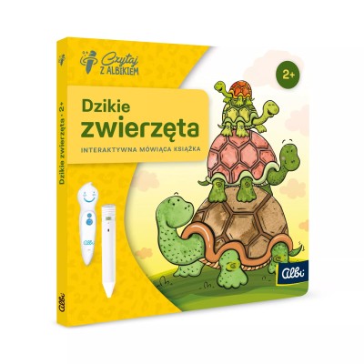 Miniksiążka Dzikie zwierzęta 2+ – Edukacyjna książka dźwiękowa z serii Albik Miniksiążka Dzikie zwierzęta 2+ – Edukacyjna książka dźwiękowa z serii Albik