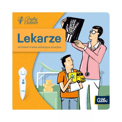 Miniksiążka Lekarze 5+ – Edukacyjna książka dla dzieci o zawodzie lekarza | Seria Albik Miniksiążka Lekarze 5+ – Edukacyjna książka dla dzieci o zawodzie lekarza | Seria Albik