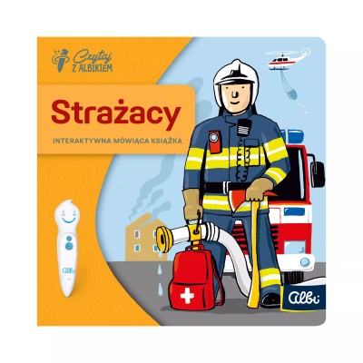 Miniksiążka Strażacy 5+ – Interaktywna książka edukacyjna o pracy strażaka | Albik Miniksiążka Strażacy 5+ – Interaktywna książka edukacyjna o pracy strażaka | Albik
