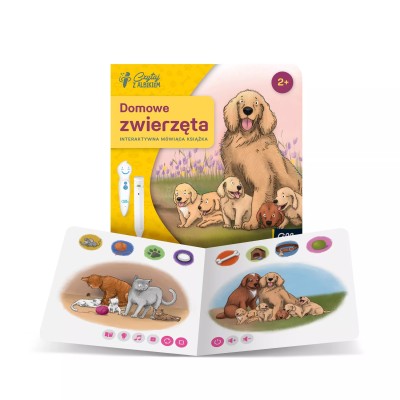 Miniksiążka Domowe Zwierzęta 2+ – Edukacyjna książka dźwiękowa Albik Miniksiążka Domowe Zwierzęta 2+ – Edukacyjna książka dźwiękowa Albik