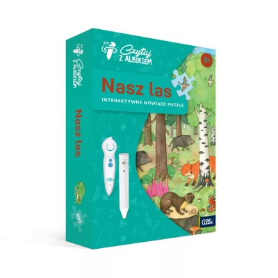 Puzzle Nasz Las 5+ – Edukacyjna interaktywna zabawa z Albikiem dla dzieci Puzzle Nasz Las 5+ – Edukacyjna interaktywna zabawa z Albikiem dla dzieci