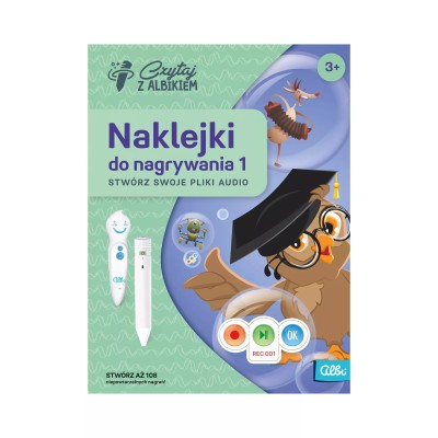 Magiczne Naklejki do Nagrywania Albik – Stwórz mówiącą książkę pełną dźwięków i zabawy Magiczne Naklejki do Nagrywania Albik – Stwórz mówiącą książkę pełną dźwięków i zabawy