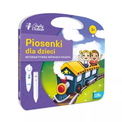 Miniksiążka Piosenki dla dzieci 3+ | Śpiewaj i baw się z Albikiem – muzyka, quizy, dźwięki Miniksiążka Piosenki dla dzieci 3+ | Śpiewaj i baw się z Albikiem – muzyka, quizy, dźwięki