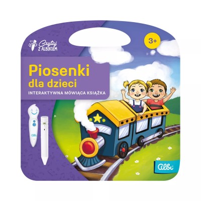 Miniksiążka Piosenki dla dzieci 3+ | Śpiewaj i baw się z Albikiem – muzyka, quizy, dźwięki Miniksiążka Piosenki dla dzieci 3+ | Śpiewaj i baw się z Albikiem – muzyka, quizy, dźwięki