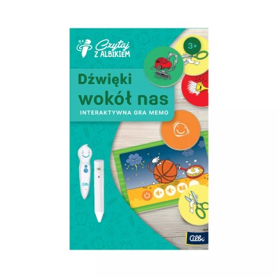 Memo – Dźwięki wokół nas 3+ | Gra edukacyjna z dźwiękami i piórem Albik Memo – Dźwięki wokół nas 3+ | Gra edukacyjna z dźwiękami i piórem Albik