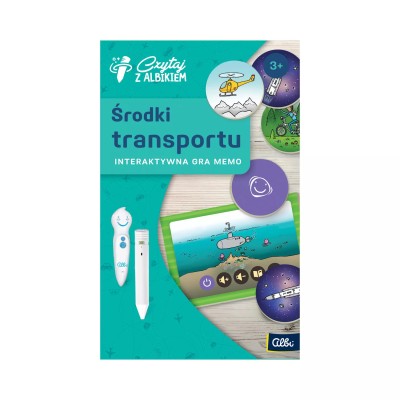 Memo – Środki transportu | Gra edukacyjna z dźwiękami pojazdów i piórem Albik Memo – Środki transportu | Gra edukacyjna z dźwiękami pojazdów i piórem Albik