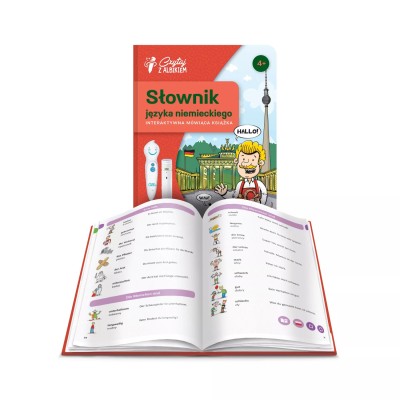 Słownik języka niemieckiego dla dzieci 4+ z Albikiem – interaktywna nauka przez zabawę Słownik języka niemieckiego dla dzieci 4+ z Albikiem – interaktywna nauka przez zabawę
