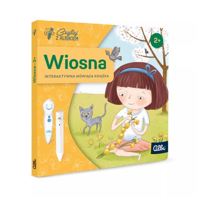 Miniksiążka Wiosna 2+ – interaktywna książka Albik z dźwiękami i piosenkami Miniksiążka Wiosna 2+ – interaktywna książka Albik z dźwiękami i piosenkami