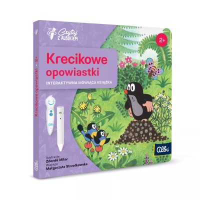 Miniksiążka Krecikowe opowiastki 2+ – interaktywna książka Albik z dźwiękami i wierszykami Miniksiążka Krecikowe opowiastki 2+ – interaktywna książka Albik z dźwiękami i wierszykami