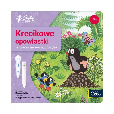 Miniksiążka Krecikowe opowiastki 2+ – interaktywna książka Albik z dźwiękami i wierszykami Miniksiążka Krecikowe opowiastki 2+ – interaktywna książka Albik z dźwiękami i wierszykami
