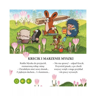 Miniksiążka Krecikowe opowiastki 2+ – interaktywna książka Albik z dźwiękami i wierszykami Miniksiążka Krecikowe opowiastki 2+ – interaktywna książka Albik z dźwiękami i wierszykami