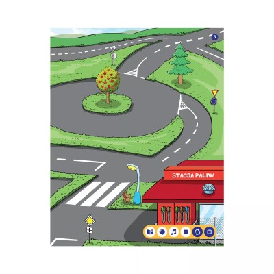 Zeszyt z naklejkami: Transport 3+ – Interaktywna książeczka edukacyjna Albik z pojazdami i nagraniami Zeszyt z naklejkami: Transport 3+ – Interaktywna książeczka edukacyjna Albik z pojazdami i nagraniami
