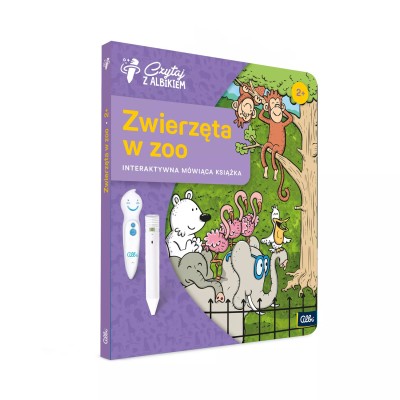 Książka Zwierzęta w zoo 2+ – Interaktywna opowieść dźwiękowa z Albikiem Książka Zwierzęta w zoo 2+ – Interaktywna opowieść dźwiękowa z Albikiem