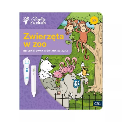 Książka Zwierzęta w zoo 2+ – Interaktywna opowieść dźwiękowa z Albikiem Książka Zwierzęta w zoo 2+ – Interaktywna opowieść dźwiękowa z Albikiem