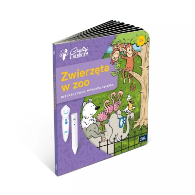 Książka Zwierzęta w zoo 2+ – Interaktywna opowieść dźwiękowa z Albikiem Książka Zwierzęta w zoo 2+ – Interaktywna opowieść dźwiękowa z Albikiem