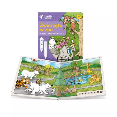 Książka Zwierzęta w zoo 2+ – Interaktywna opowieść dźwiękowa z Albikiem Książka Zwierzęta w zoo 2+ – Interaktywna opowieść dźwiękowa z Albikiem