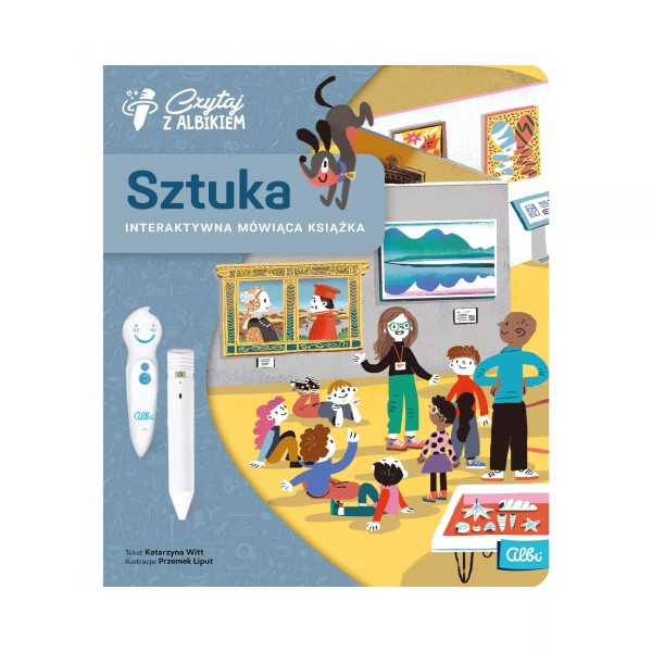 Czytaj z Albikiem Sztuka 6+ | Interaktywna książka edukacyjna z dźwiękiem