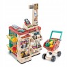 Zabawkowy supermarket z kasą, wózkiem i produktami | edukacyjna zabawa w sklep dla dzieci 3+