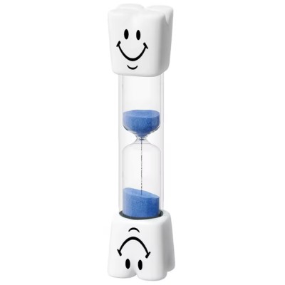 Klepsydra do mycia zębów dla dzieci niebieski Timer czasomierz 3 min Klepsydra do mycia zębów dla dzieci niebieski Timer czasomierz 3 min