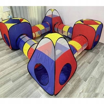 Namiot 8w1 dla dzieci z tunelami plac zabaw domki do domu i ogrodu ZP0032 Namiot 8w1 dla dzieci z tunelami plac zabaw domki do domu i ogrodu ZP0032